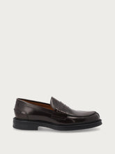 Men's brown brushed leather varsity loafers - Mulberry | FRAU