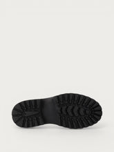 Damen-Beatle-Boots aus Leder in Schwarz mit Chunky-Sohle - Schwarz | FRAU
