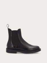 Basic-Damen-Beatle-Boots aus Leder in Schwarz - Schwarz | FRAU