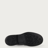 Women's loafers in ombre burgundy brushed leather