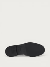 Mocassini donna in pelle lucida nera con fibbia - Black | FRAU