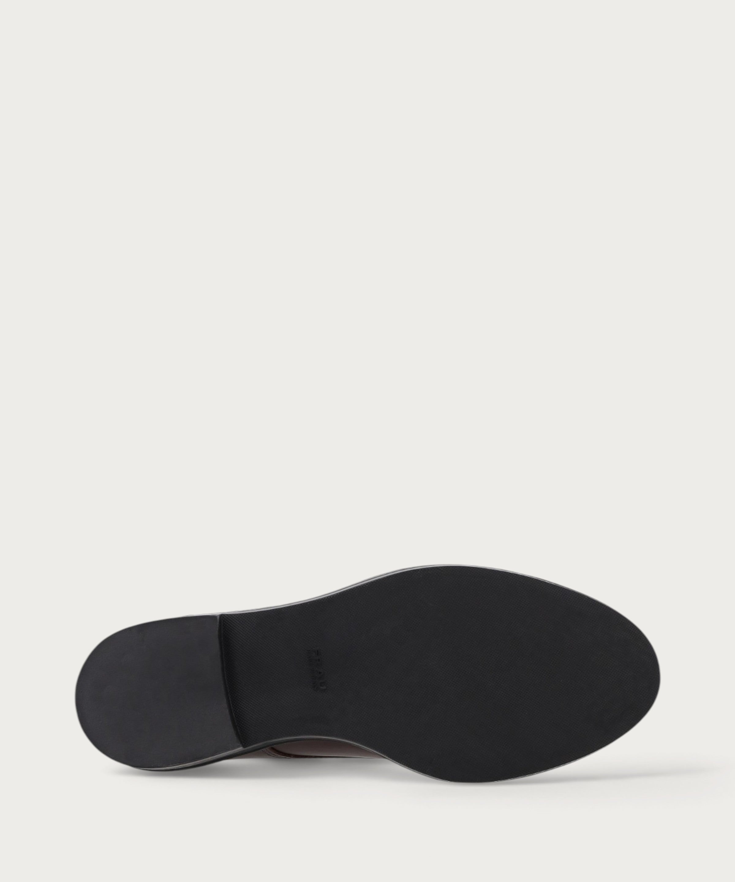Damen-Oxford-Schuhe aus Glattleder in Braun