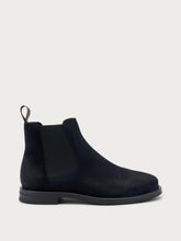 Women's minimal blue suede Beatle boots - Blue | FRAU