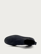 Women's minimal blue suede Beatle boots - Blue | FRAU