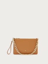 Leather clutch - Cream | FRAU