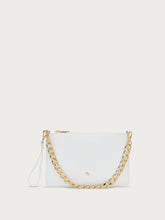 Leather clutch - Cream | FRAU