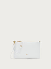 Leather clutch - White | FRAU