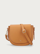 Half-moon bag with fabric strap - Caramel | FRAU
