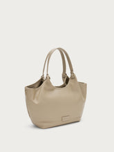 Mini-Shopper aus Leder - Sand | FRAU