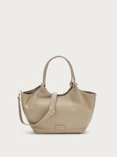 Mini-Shopper aus Leder - Sand | FRAU