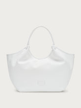 Leather maxi shopper - White | FRAU