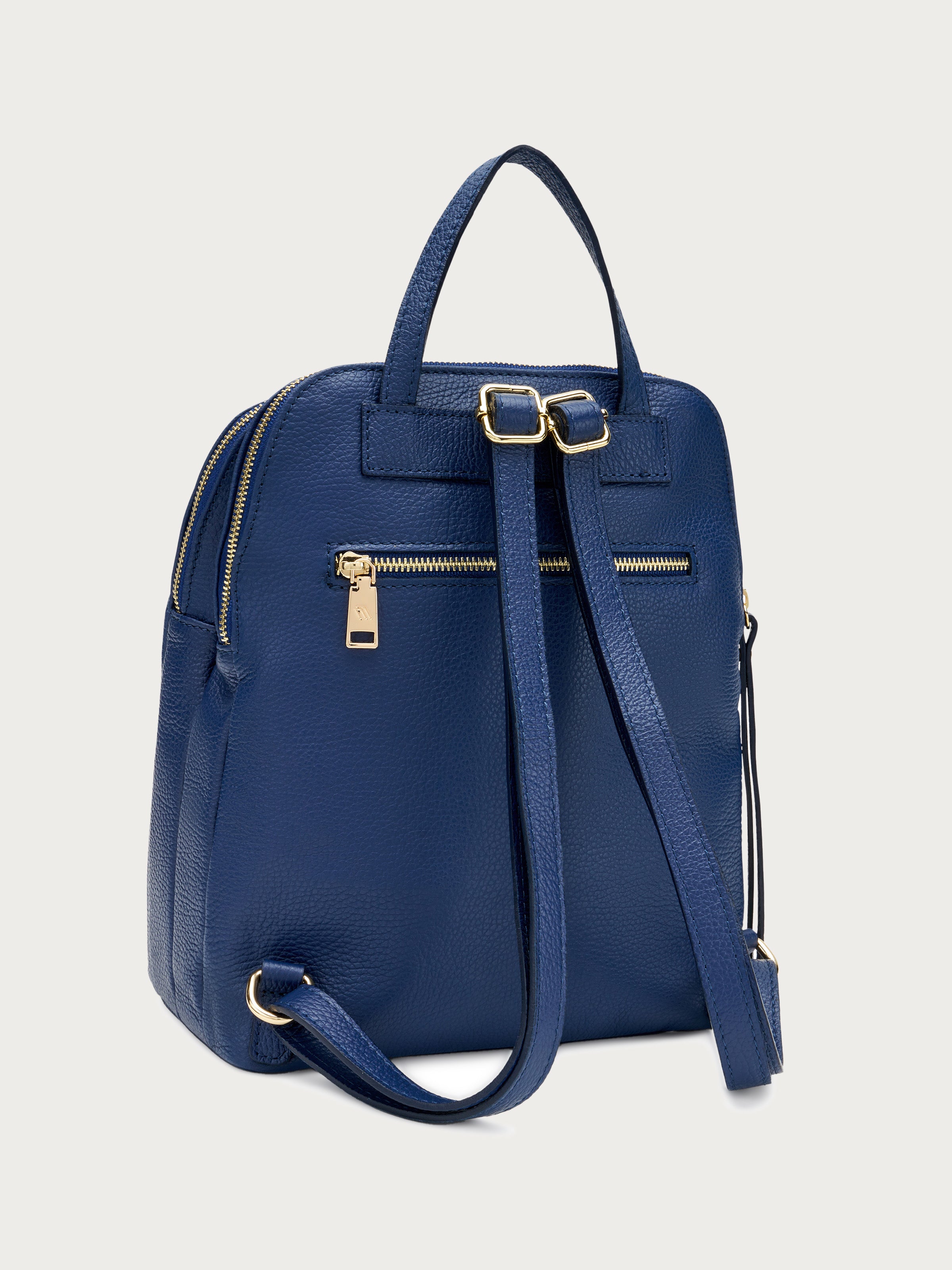 Leather backpack ⋆ Blue