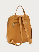 Rucksack aus Leder - Karamell | FRAU