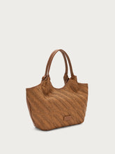 Raffia mini shopper - Caramel | FRAU