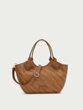 Raffia mini shopper - Caramel | FRAU