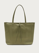 Soft leather shopping tote - Sand | FRAU