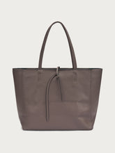 Soft leather shopping tote - Sand | FRAU