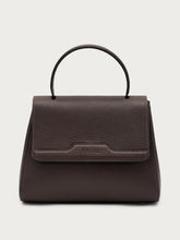 FRAU tumbled leather handbag - Chocolate | FRAU
