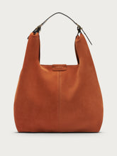 Soft suede tote bag - Rust | FRAU