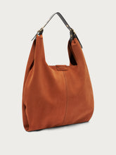 Soft suede tote bag - Rust | FRAU