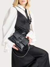 FRAU bag with buckle - Black | FRAU