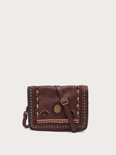 Leather boho bag - Brown | FRAU