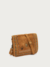 Borsa Boho in pelle scamosciata - Segale | FRAU