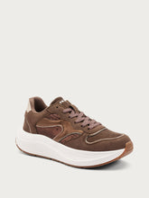 CrossHybrid velvet sneakers - Brown | FRAU