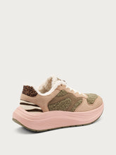 CrossHybrid teddy sneakers - Forest | FRAU